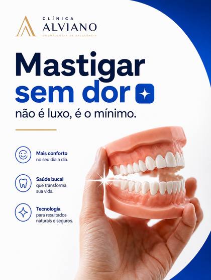 Post Clínica Alviano - mastigar sem dor